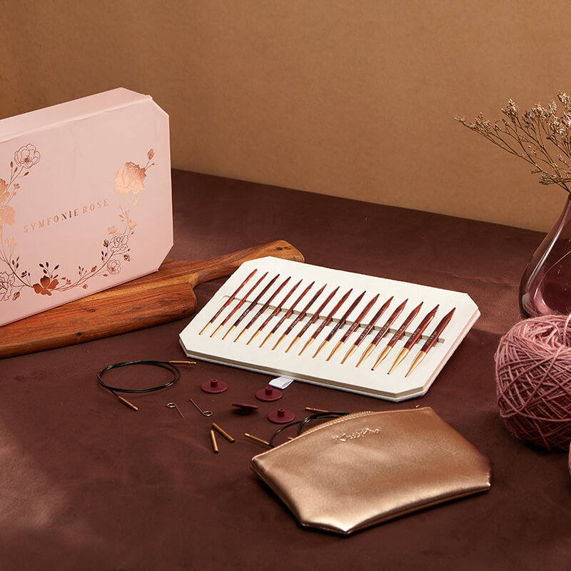 Подарочный набор съемных спиц "Symfonie Rose" KnitPro 20718
