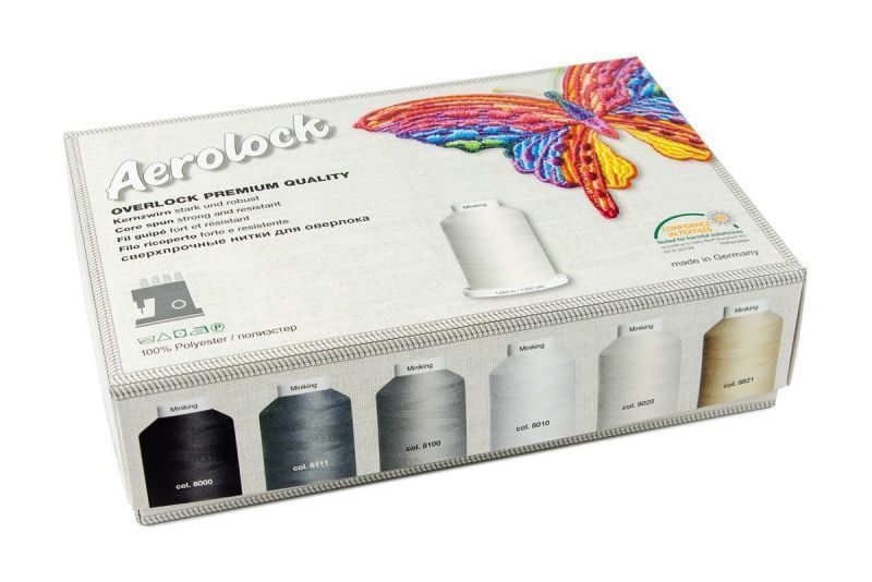 Набор ниток MADEIRA Aerolock №120 (24 x 1200 м) 9118B