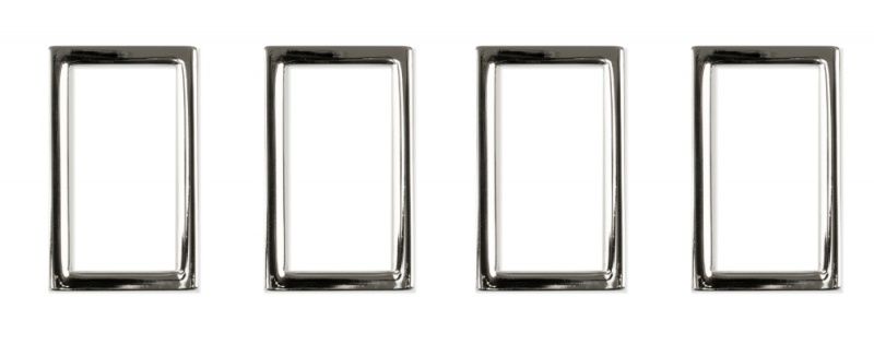 Рамка для сумок 12*25,2 мм цв.никель AU-B1225N