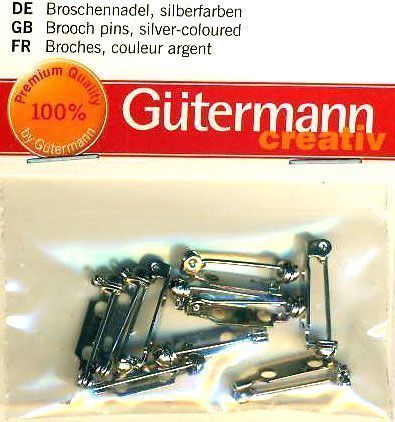 Застежка для броши (19мм) 10шт Guterman 667684
