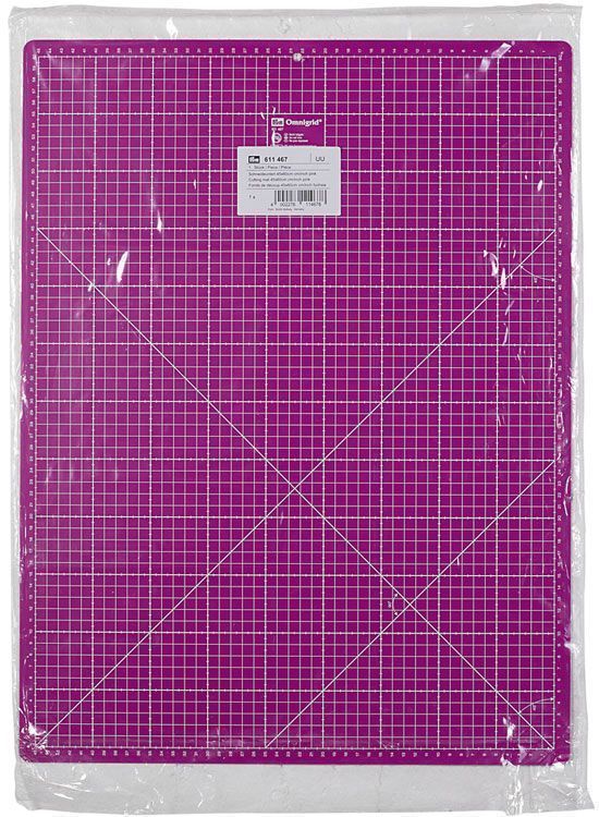 Коврик "Omnigrid" для раскройных ножей 45*60см, пластик, розовый PRYM 611467