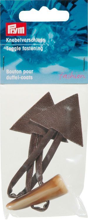 Застежка-клевант, темно-коричневый (15*5см) PRYM 417710
