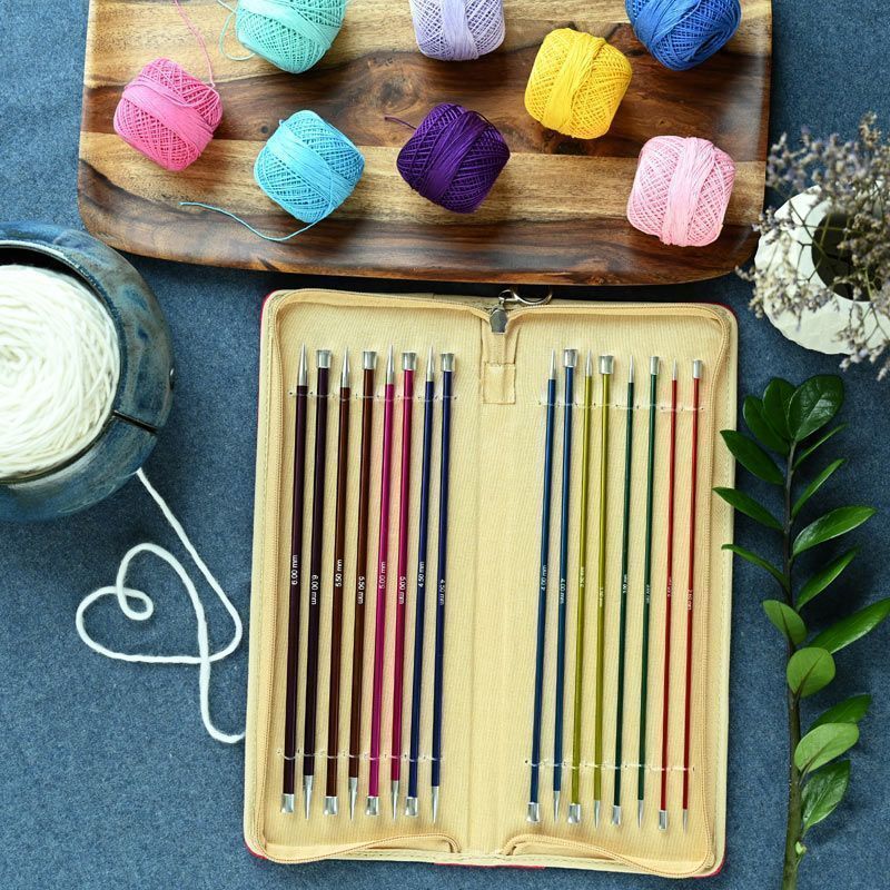 Набор прямых спиц длиной 30см Zing KnitPro 47406
