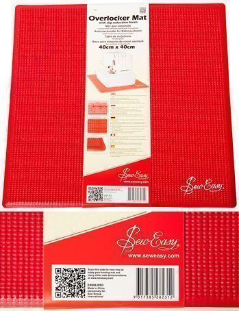 Мат для оверлока (40 х 40 см) Нemline ER906.RED