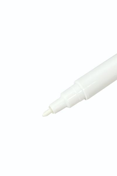 Маркер водорастворимый для ткани двусторонний, синий и белый стержень 1мм, Aurora AU-BW