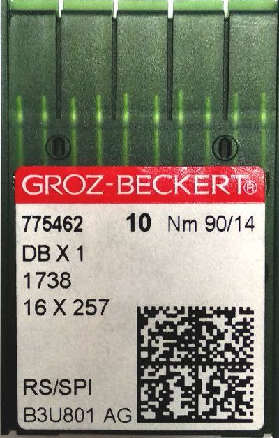 Игла Groz-beckert DBx1 RS/SPI №90/14 10 шт