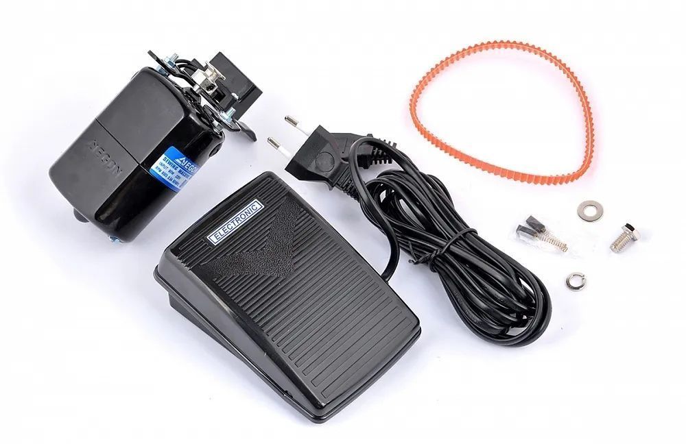Электропривод(мотор) с электронной педалью Jegon для швейных машин 90W