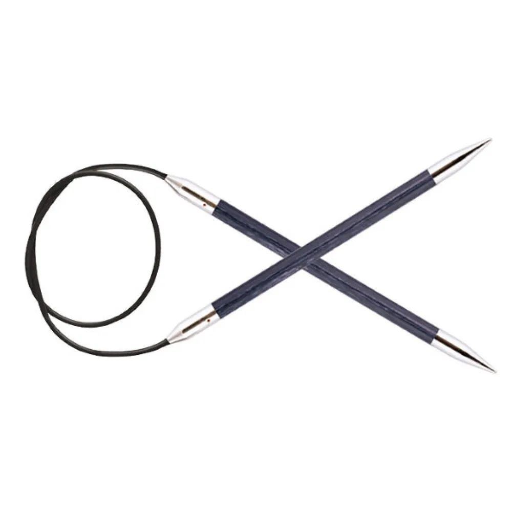 Спицы круговые "Royale" 6,5 мм/120 см, ламинированная береза, фиолетовый, KnitPro, 29140