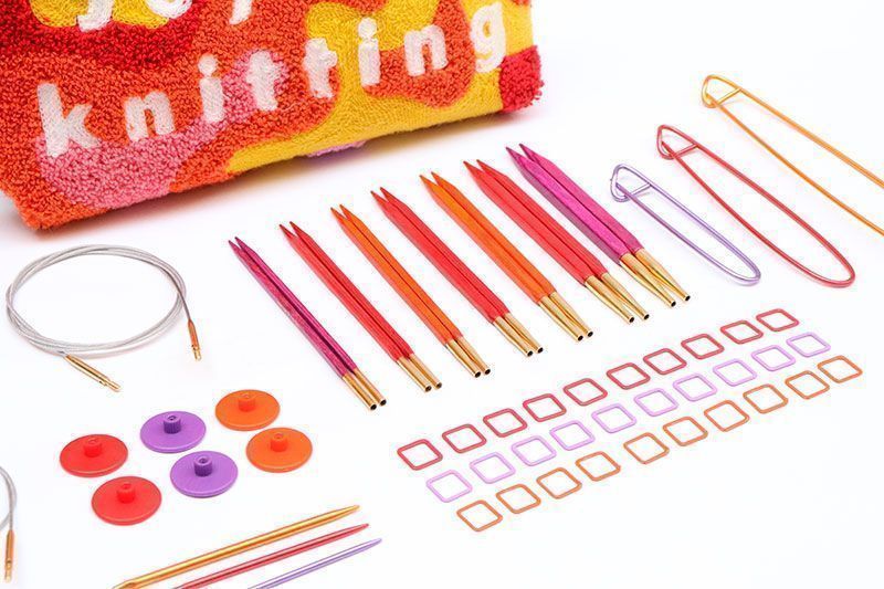 Подарочный набор квадратных съемных спиц Joy оf Knitting (Радость вязания) KnitPro 25651