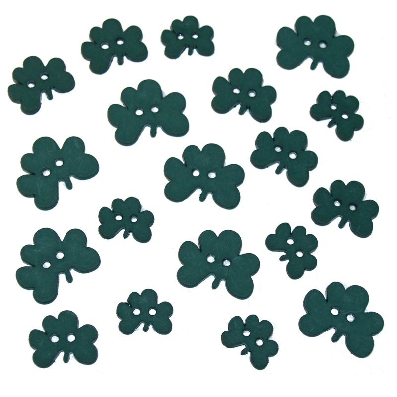 Декоративные пуговицы Dress It Up SHAMROCKS арт.1862