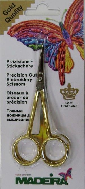 Ножницы изогнутые  Madeira для вышивания 9478