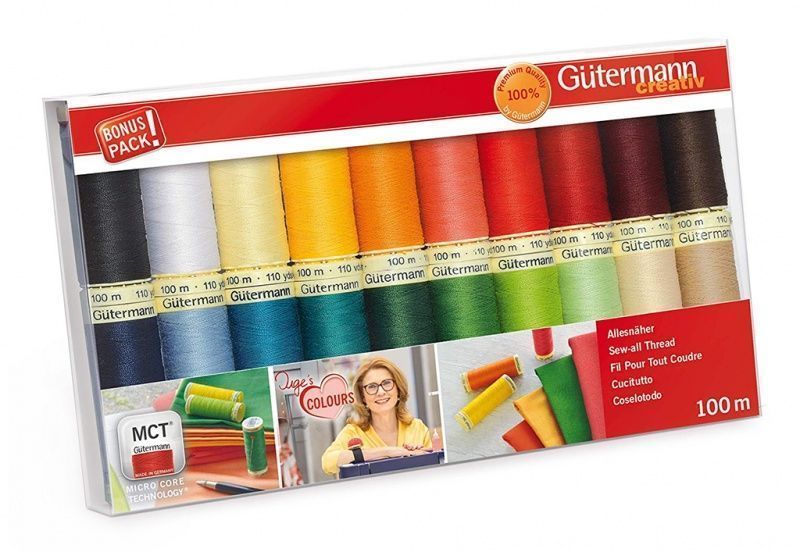 Набор ниток Sew-All 100м (20 катушек) Gutermann 734610-1