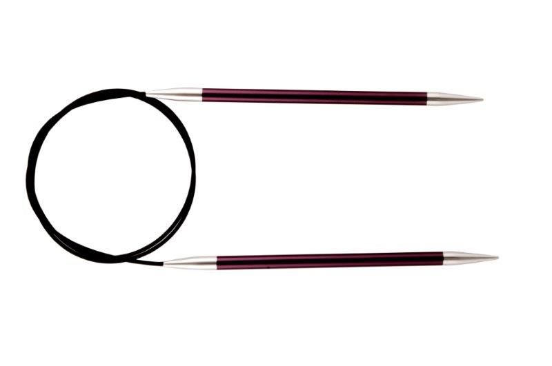 Спицы круговые Zing 6мм/80см, алюминий, KnitPro, 47133