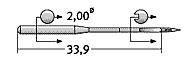 Иглы Schmetz DPx5 (134) SPI SERV7 №90 10 шт
