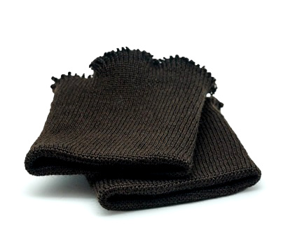 Манжет плотный зимний 10 кл (30%шерсть, 70% акрил) 1*1, 8,5*9,5см коричневый