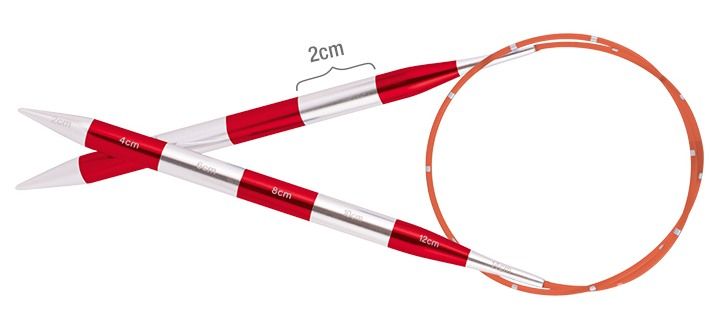 Спицы круговые "SmartStix" 8мм/40см KnitPro 42056