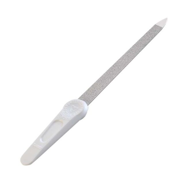 Пилка для ногтей металлическая Zinger-F-5-3 white