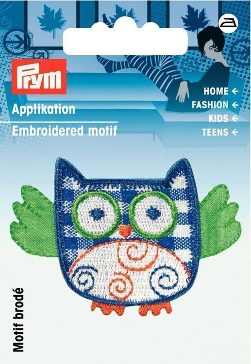 Термоаппликация "Сова" 5,9х4см PRYM 923100