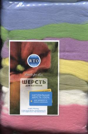Шерсть для валяния 100 г, WF100/4