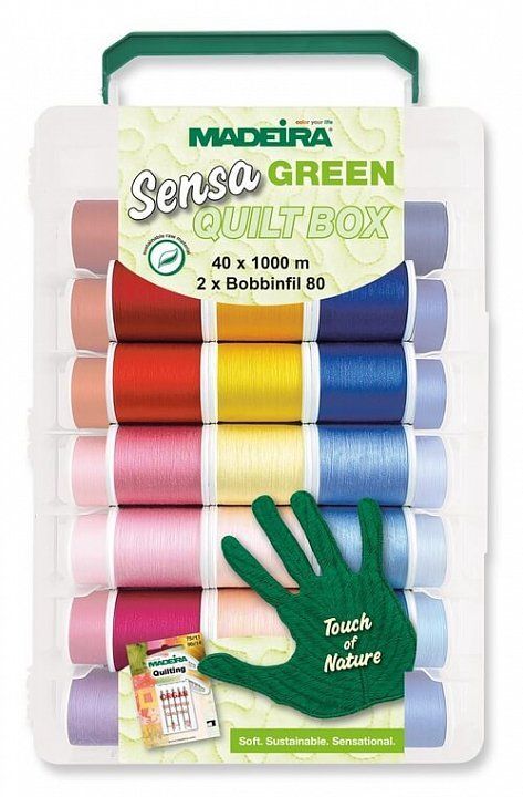 Набор Softbox SENSA Green, для вышивки и квилтинга Madeira 8050