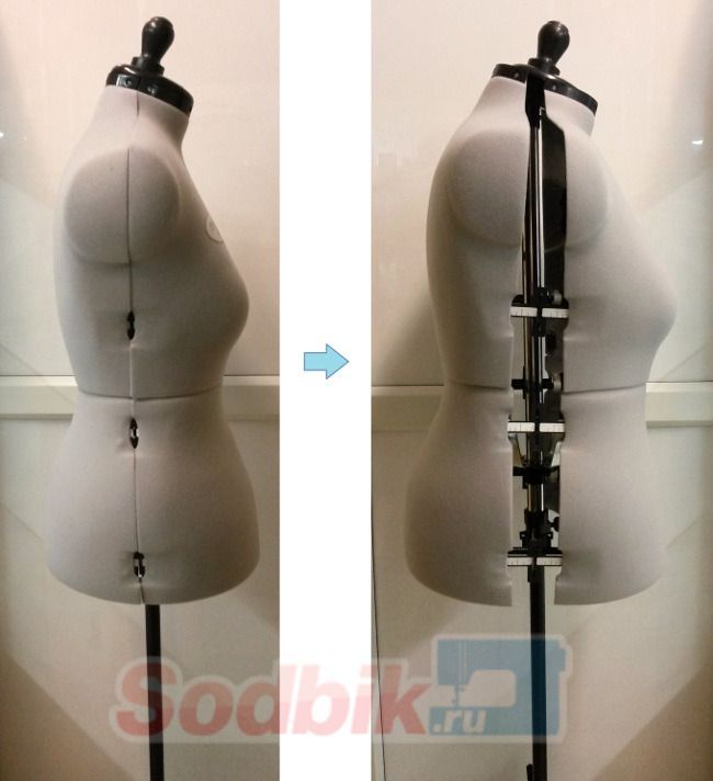 Манекен женский портновский Celine "M" (50-56) Standart Plus Silver Grey