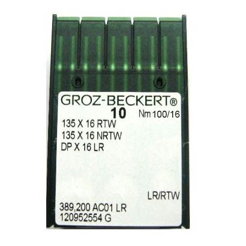 Игла Groz-beckert DPx16 RTW (LR) № 100/16 10шт