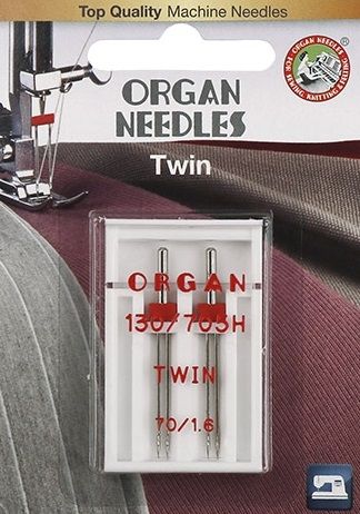 Иглы ORGAN двойные 2-70/1.6 Blister