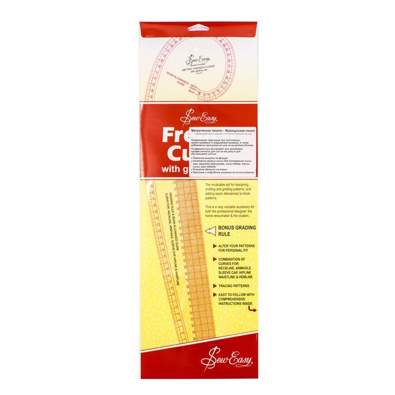 Метрическое французское лекало Sew Easy NL4199