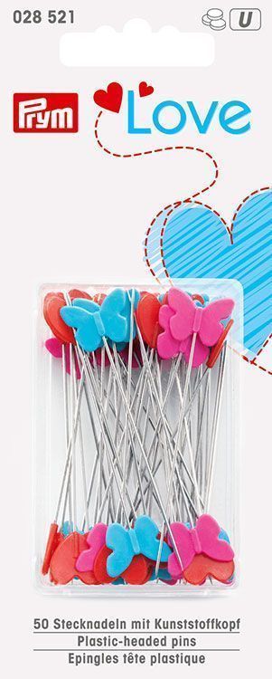 Булавки с пластиковыми головками 50*0,60мм, Prym Love 028521