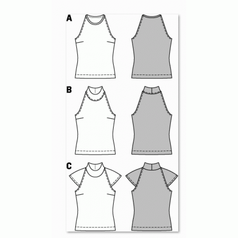 Выкройка Burda 6795-Футболка