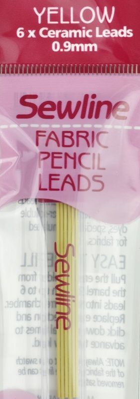 Набор запасных грифелей, 6шт цвет желтый Sewline FAB50008