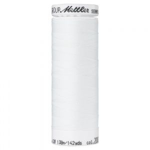 Нитки Mettler SERAFLEX 120 для эластичных швов, 130 м (2000 белый)