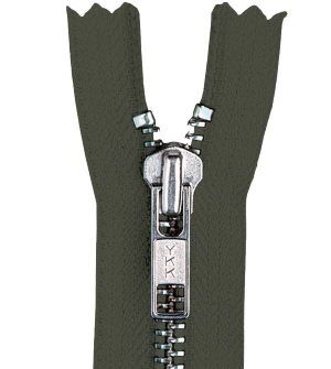 Молния металл 80см, слайдер автофиксирующий, разъемная тип 5 (5,75мм) YKK 0573985/80 RMNOR-56