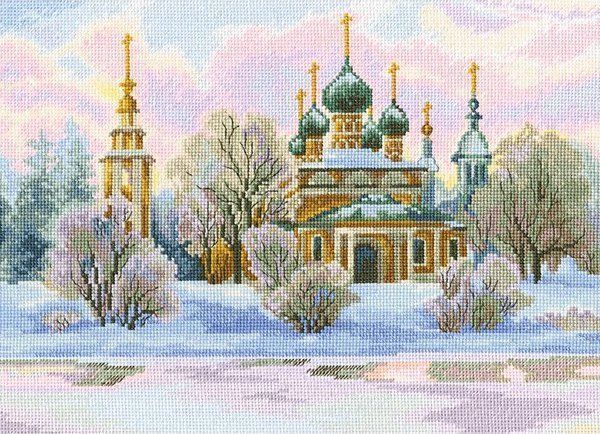 Набор для вышивания РТО "Древний город Углич" 28*21см, Аида 16, M367