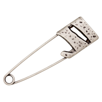 Булавка декоративная металлическая, 1 шт, 7.5 cм Union Knopf 500469-075-0083