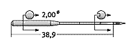 Иглы Schmetz DPx16 D (135) № 100/16 10 шт