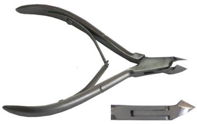 Кусачки маникюрные для кутикулы с кожаным чехлом Zinger B188 FD SH LJ K2SF