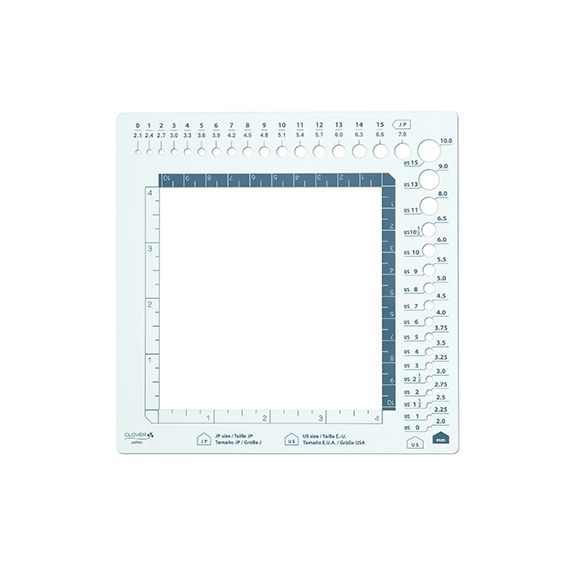 Лоскутная линейка и измеритель диаметра Clover 3200