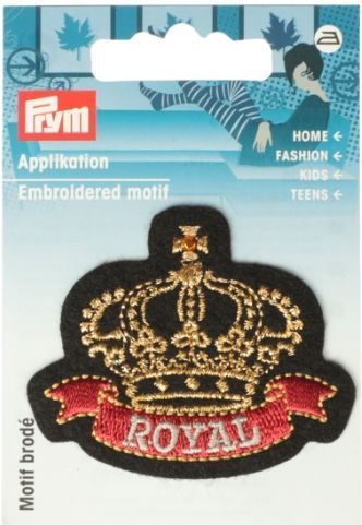 Термоаппликация "Корона ROYAL" 59*49мм PRYM 926678