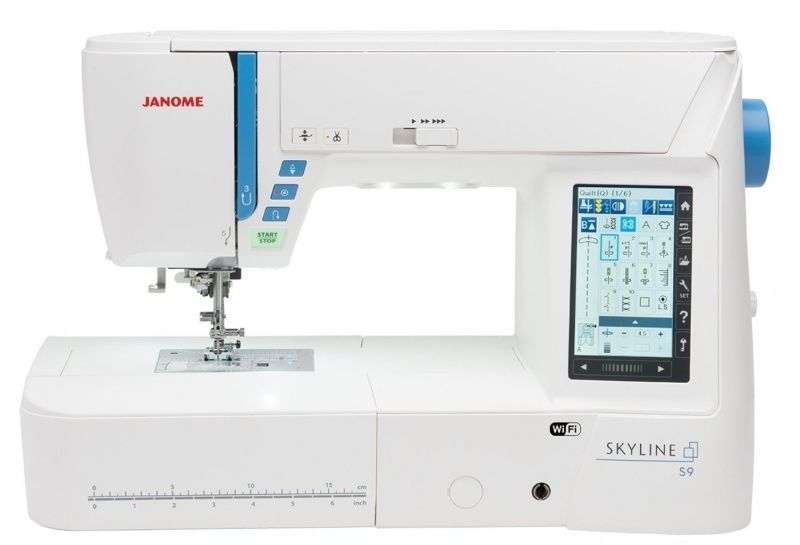 Швейная машина с вышивальным блоком Janome Skyline S9