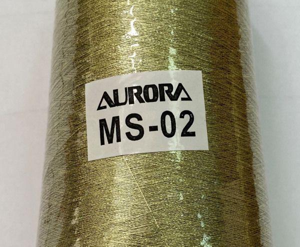 Металлизированная вышивальная нить Aurora 5000 м