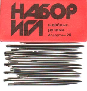 Иглы швейные ручные Ассорти арт.С 24-275