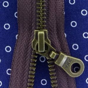 Молния металл 50см, темная латунь, разъемная тип 5 YKK 0503311/50 RGKBOR (570)