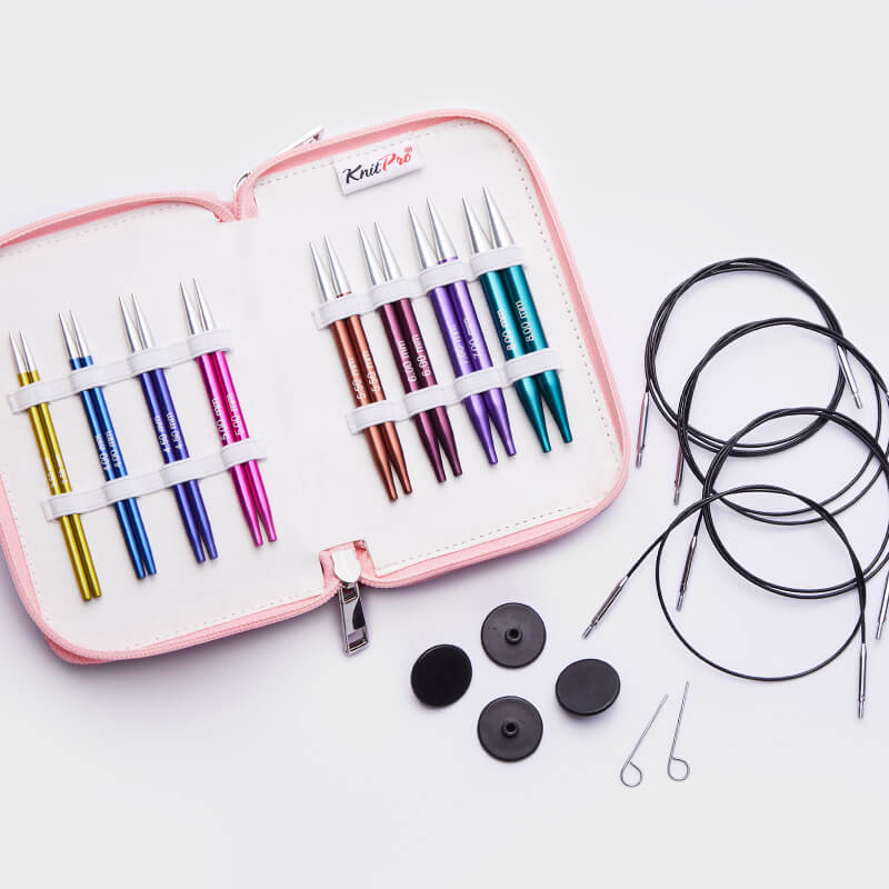Набор укороченных съемных спиц "Zing" KnitPro 47425
