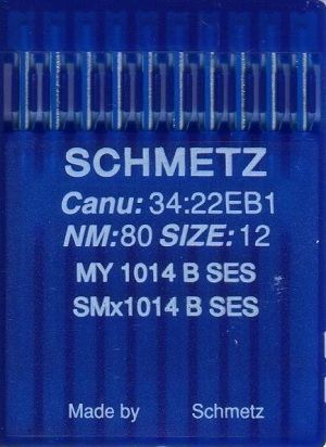 Иглы Schmetz MY1014B (SMx1014B)SES №80 10 шт