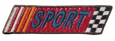 Аппликация "Sport" 2х7,5 см PRYM 925990