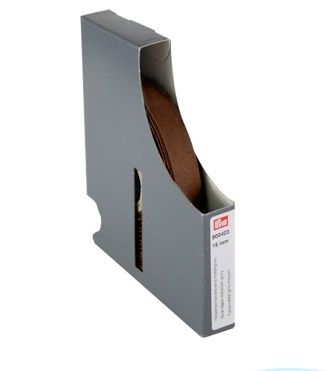 Неэластичная лента-брючная тесьма,цв.коричневый (1м*15) мм PRYM 900423