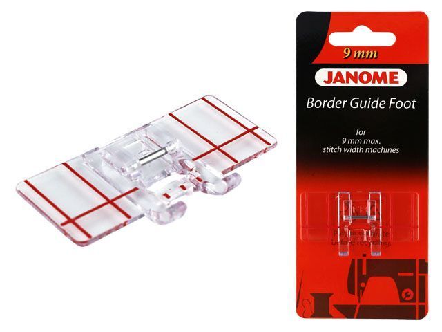 Лапка Janome для бордюров с прозрачным направителем 202-084-000