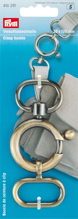 Застегивающая пряжка, металл, 35/105мм PRYM 416281