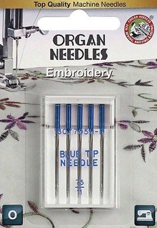Иглы ORGAN BLUE TIP 5/75 Blister